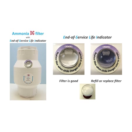 Chemteq Ammonia DG Filter-2511 with End-of-Service Life Indicator 2511